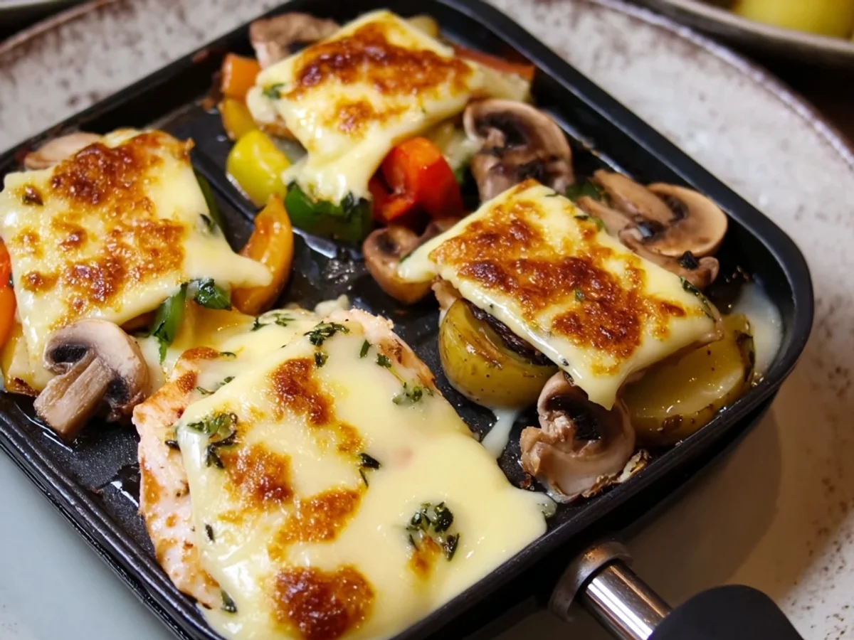Buntes Sahne-Hähnchen-Raclette: Einfach & Lecker - Bild 2