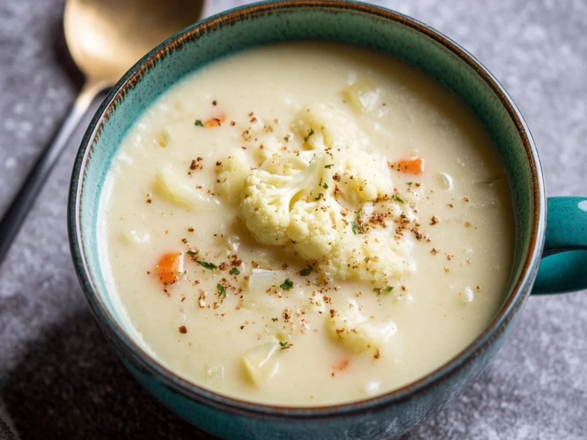 Cremige Blumenkohlsuppe: Wärmender Genuss für kalte Tage - Bild 1