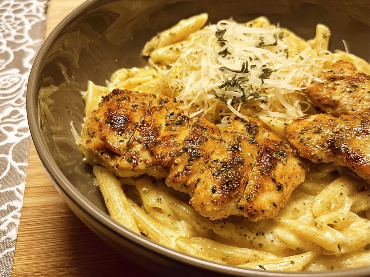 Cremige Chicken Alfredo Pasta: Schnell & Einfach - Bild 1