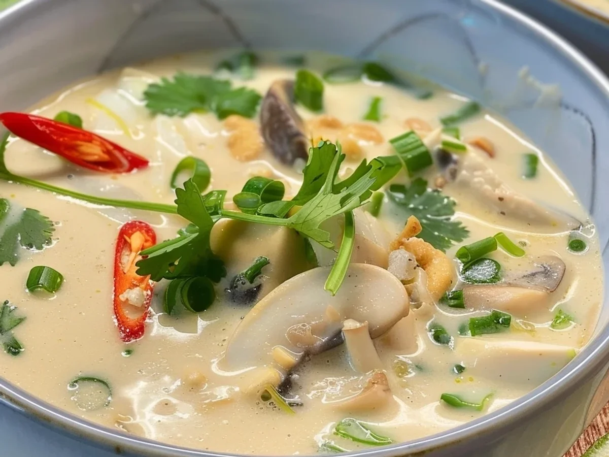 Cremige Tom Kha Gai: Thailändische Hühnersuppe - Bild 2