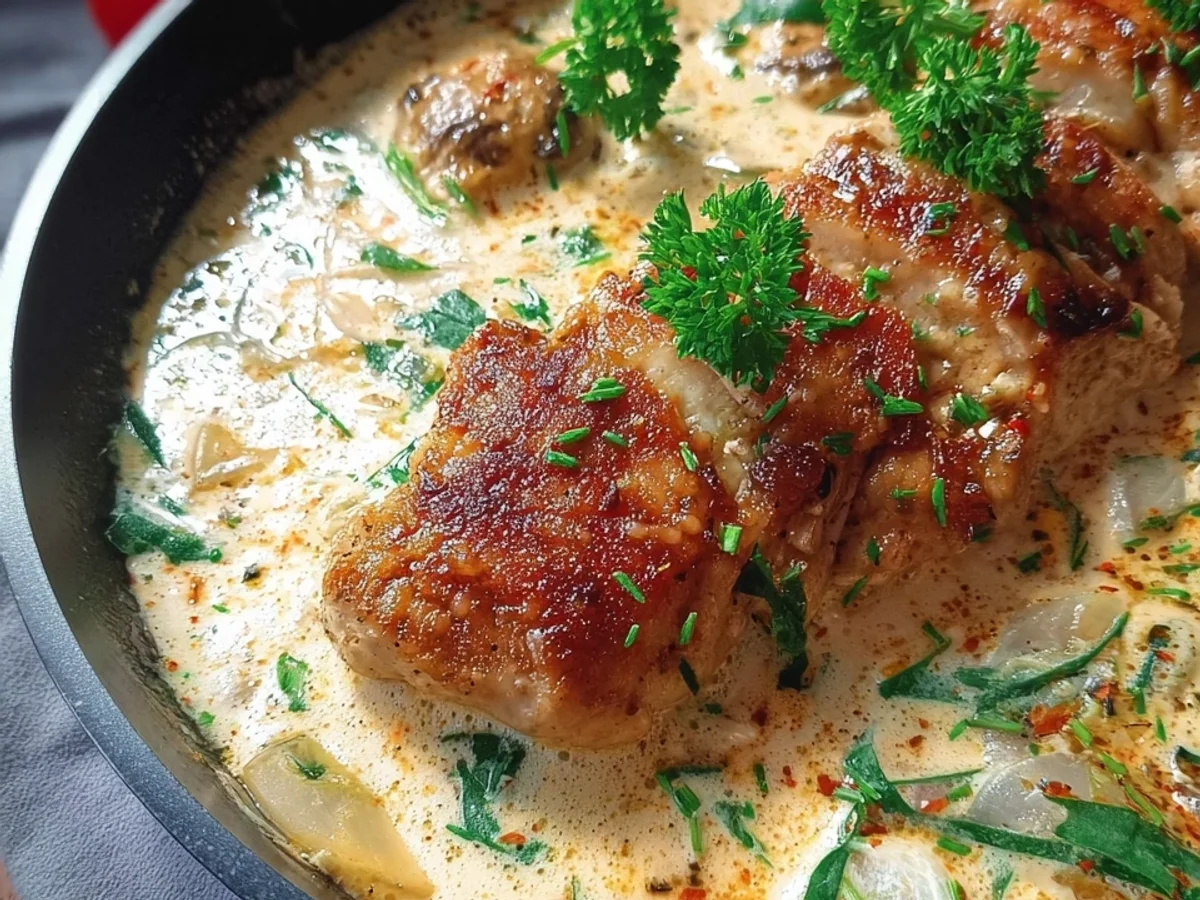 Cremiges Hähnchenfilet: Frischkäse-Parmesan-Soße Traum - Bild 2