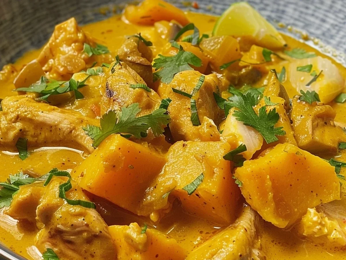 Cremiges Kürbis-Hähnchen-Curry: Exotisch & Herzhaft - Bild 2