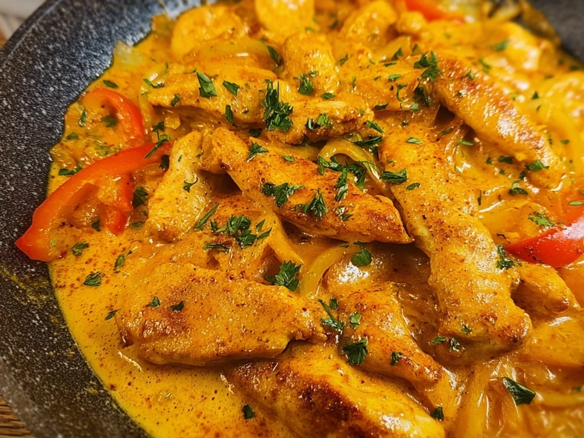 Cremiges Paprika-Hähnchen-Geschnetzeltes: Einfach und fix - Bild 2