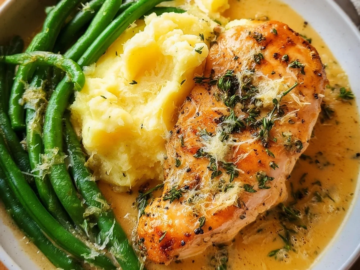 Cremiges Parmesan Butter Hähnchen: Schnell & lecker - Bild 1
