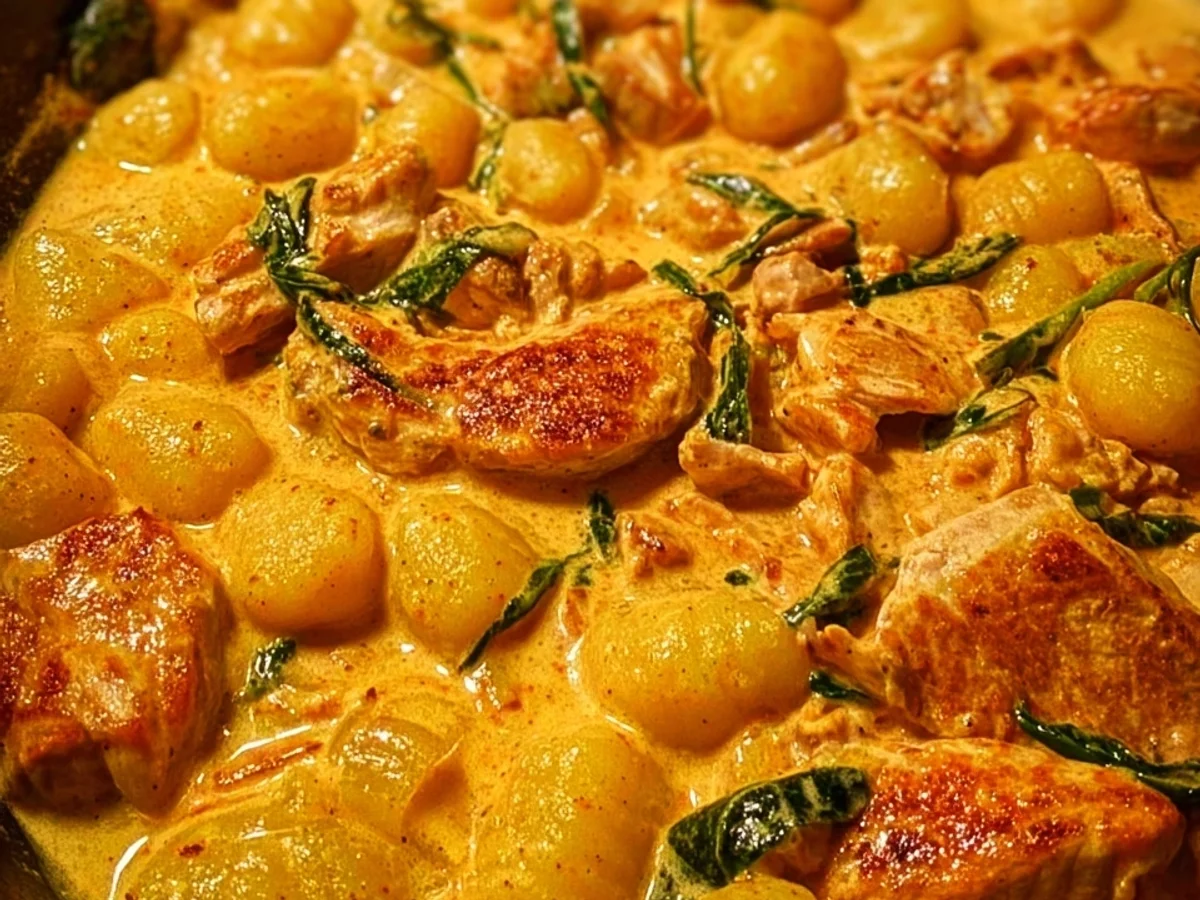 Curry-Gnocchi mit Hähnchen: Schnelles Feierabendgericht - Bild 1