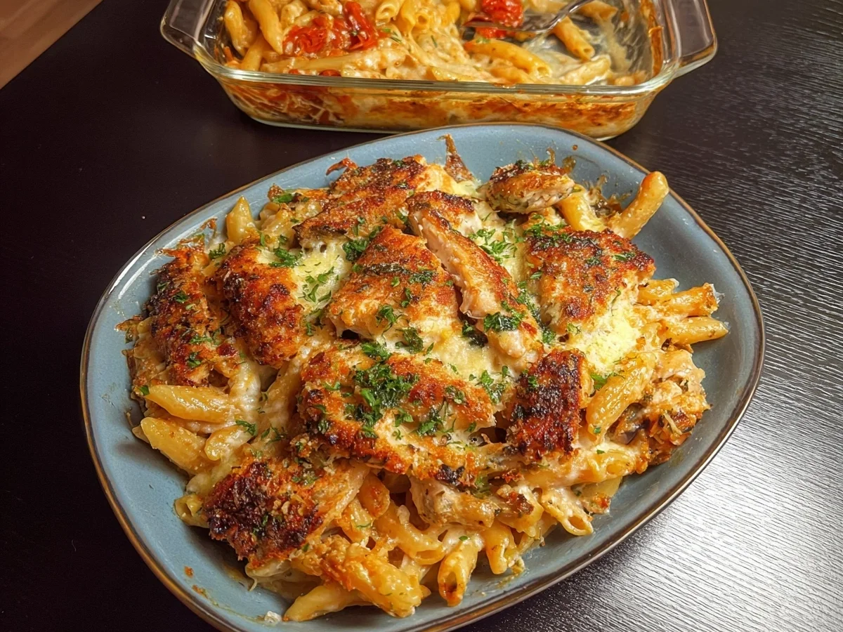 Einfacher Parmesan Hähnchen Auflauf für die Familie - Bild 2