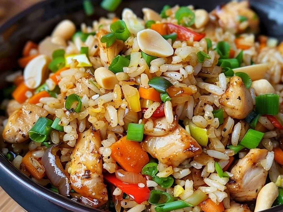 Gebratener Reis mit Hähnchen: Knusprig wie beim Chinesen - Bild 1