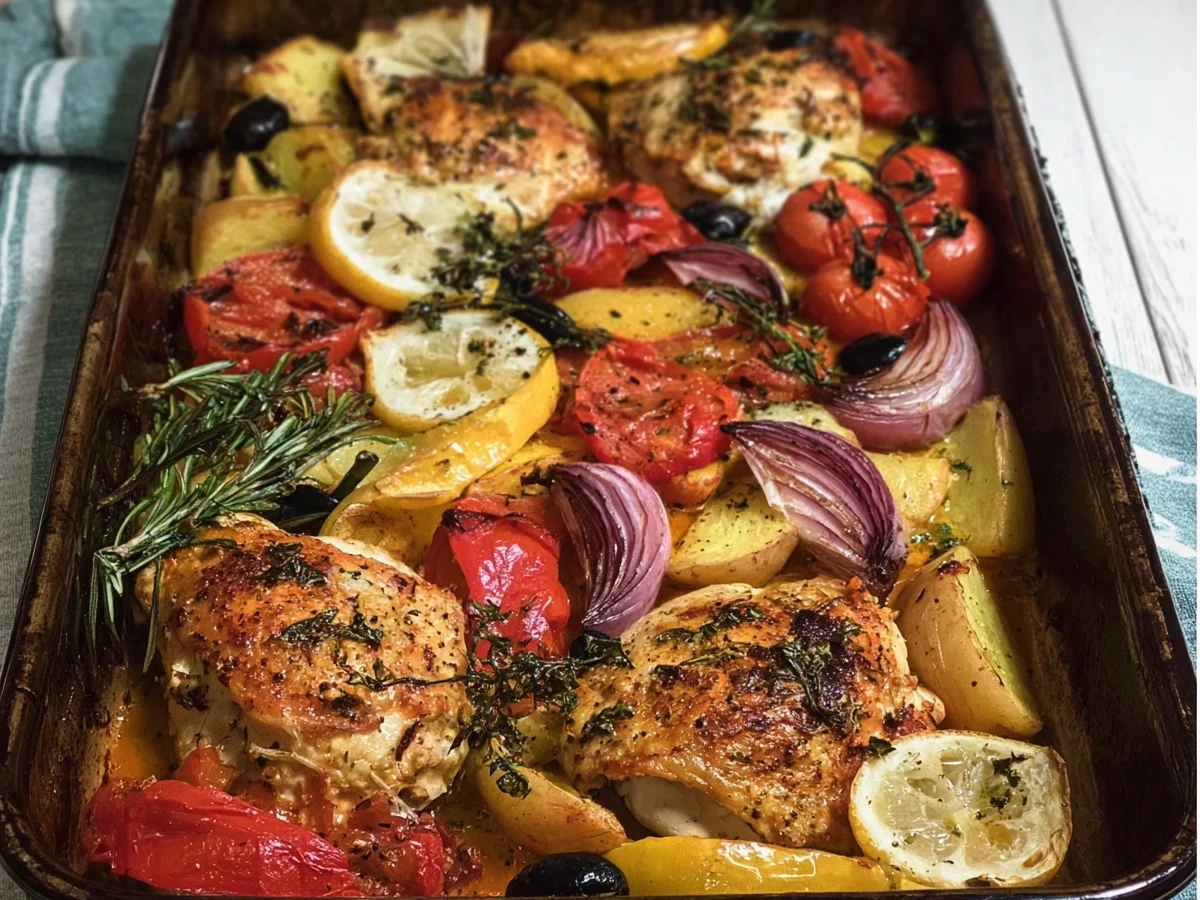 Griechisches Huhn vom Blech: Schnell & einfach in 45 Min. - Bild 2