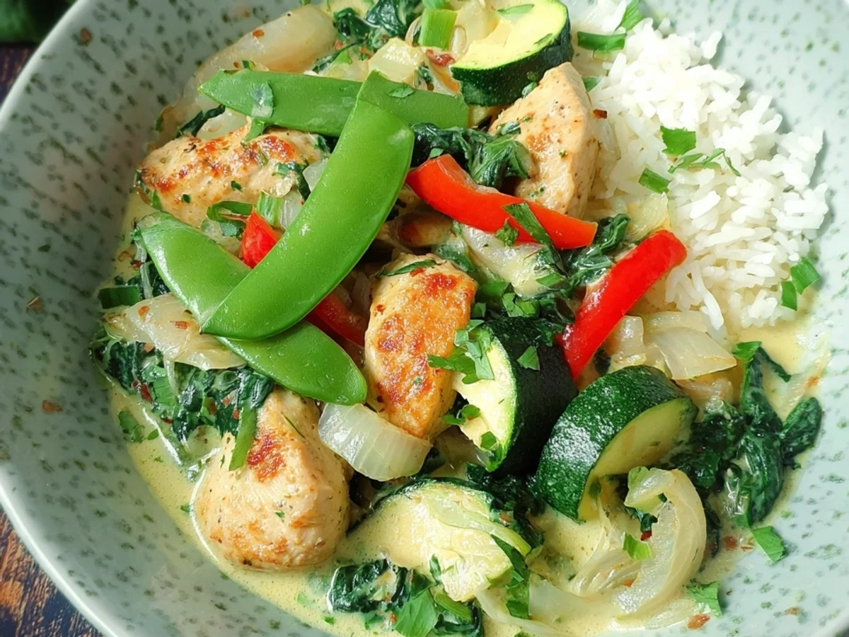 Grüne Low Carb Hähnchenpfanne: Schnell, Frisch & So Lecker! - Bild 2