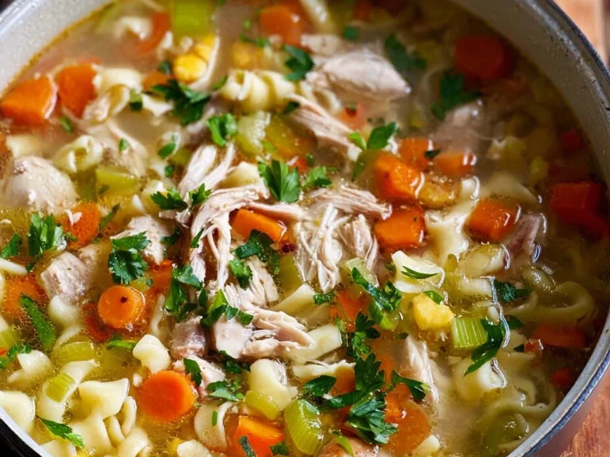 Herzhafte Omas Hühnersuppe: Zarte Hähnchenschenkel - Bild 1