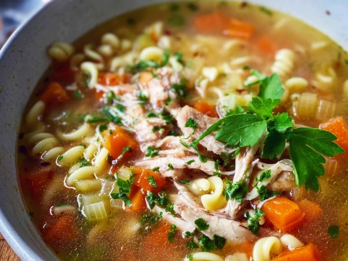 Herzhafte Omas Hühnersuppe: Zarte Hähnchenschenkel - Bild 2