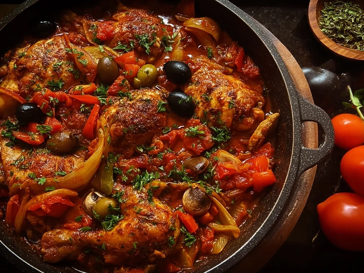 Hähnchen Cacciatora: Herzhaftes italienisches Gericht - Bild 1