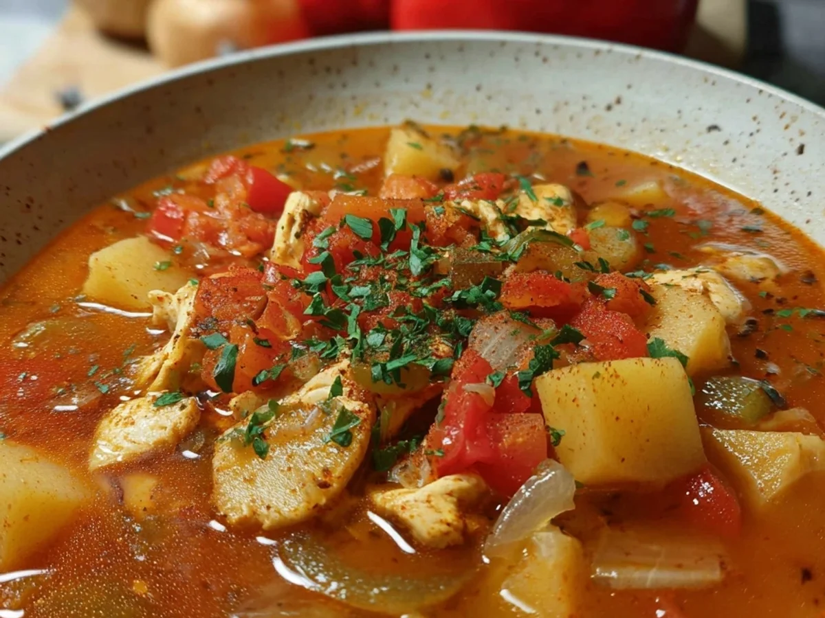 Hähnchen Gulaschsuppe: Einfaches Familienrezept - Bild 2