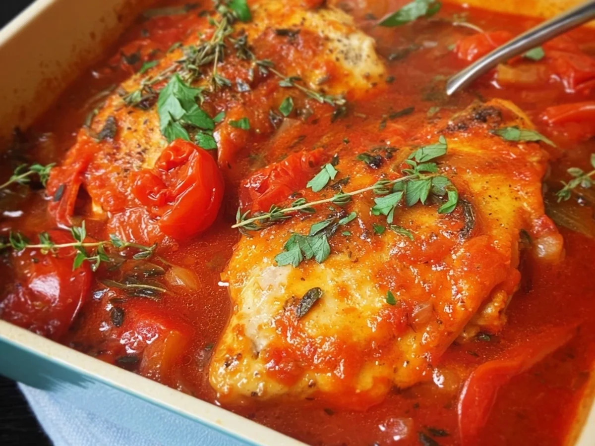 Hähnchen in Tomatensauce: Einfaches Feierabendgericht - Bild 2