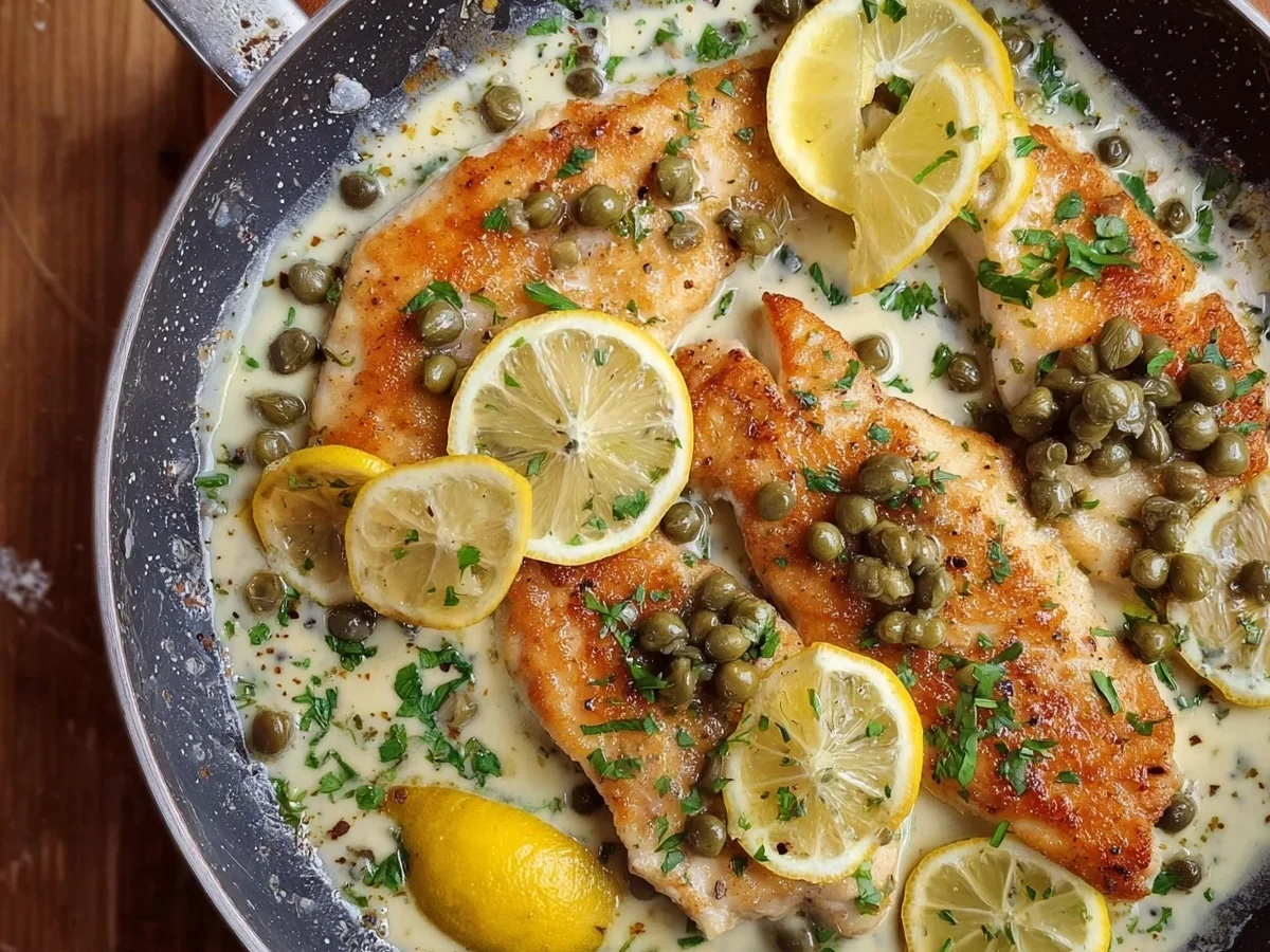 Hähnchen Piccata mit Zitrone: Einfach & schnell zubereitet - Bild 1