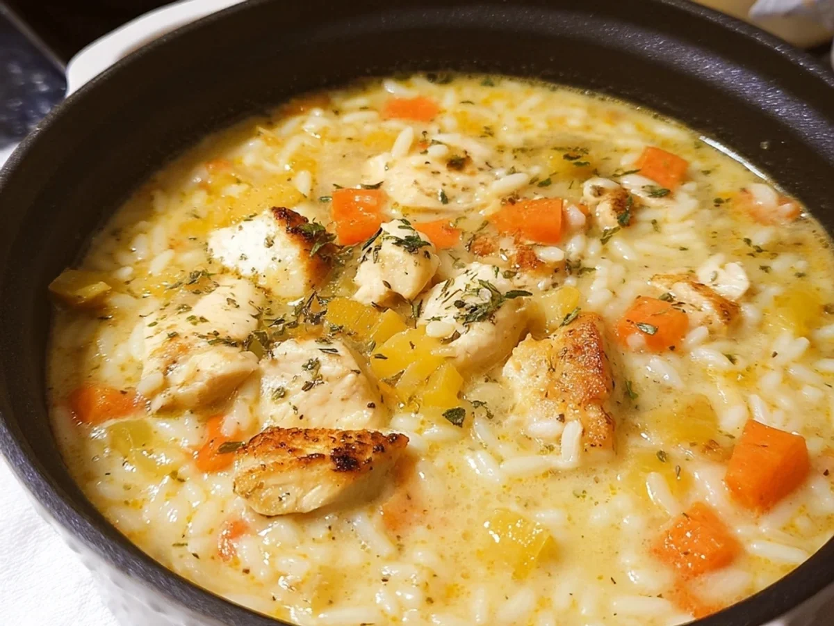 Hähnchen Risoni Suppe: Cremig, Herzhaft & Blitzschnell - Bild 2
