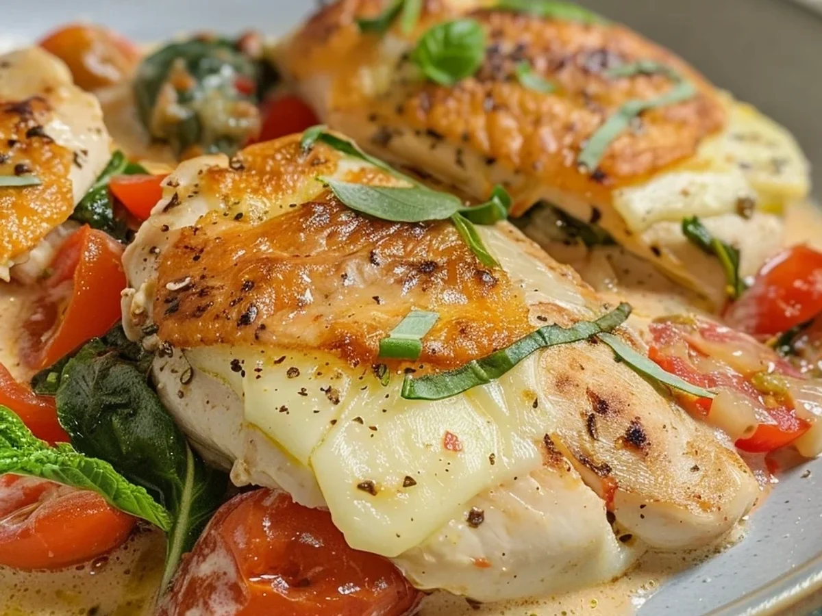 Hähnchenbrust mit Frischkäse Ofen: Cremig & Zart - Bild 2