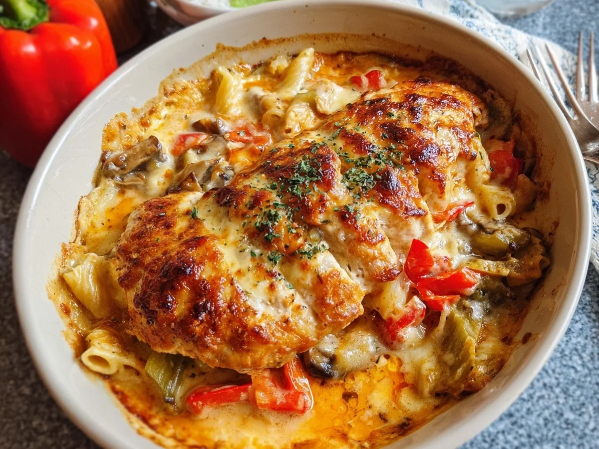 Hähnchenbrustfilet Auflauf: Einfaches Familienrezept - Bild 2