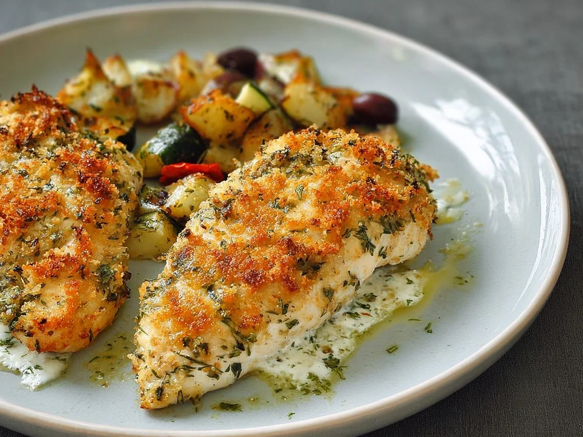 Hähnchenfilet mit knuspriger Kräuterkruste aus dem Ofen - Bild 2