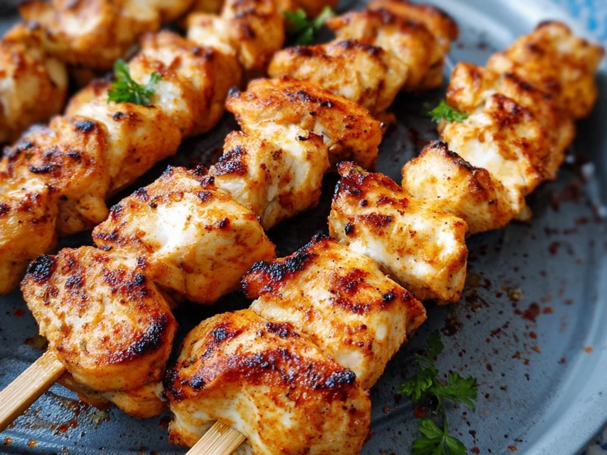 Hähnchenspieße Heißluftfritteuse: Zart & Saftig - Bild 2