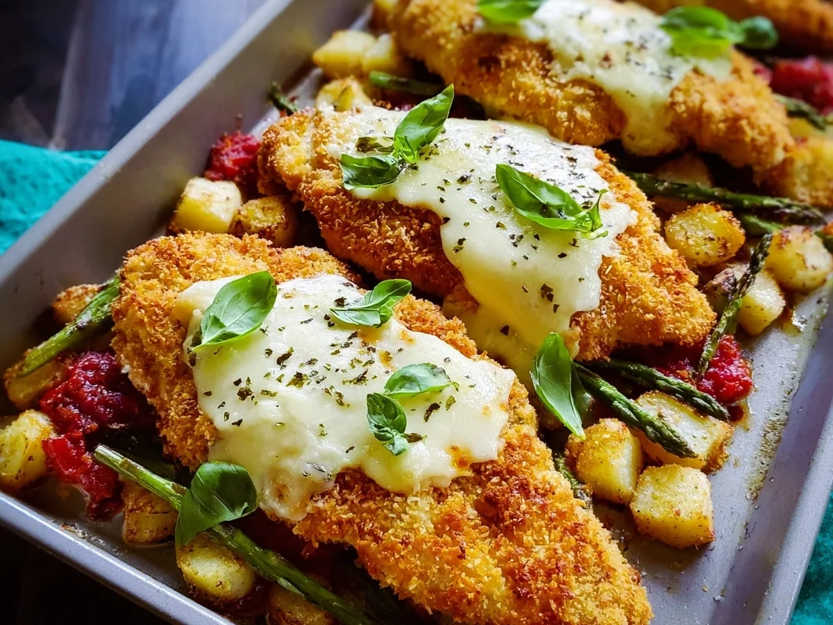 Italienisches Parmesan-Hähnchen aus dem Ofen - Bild 1