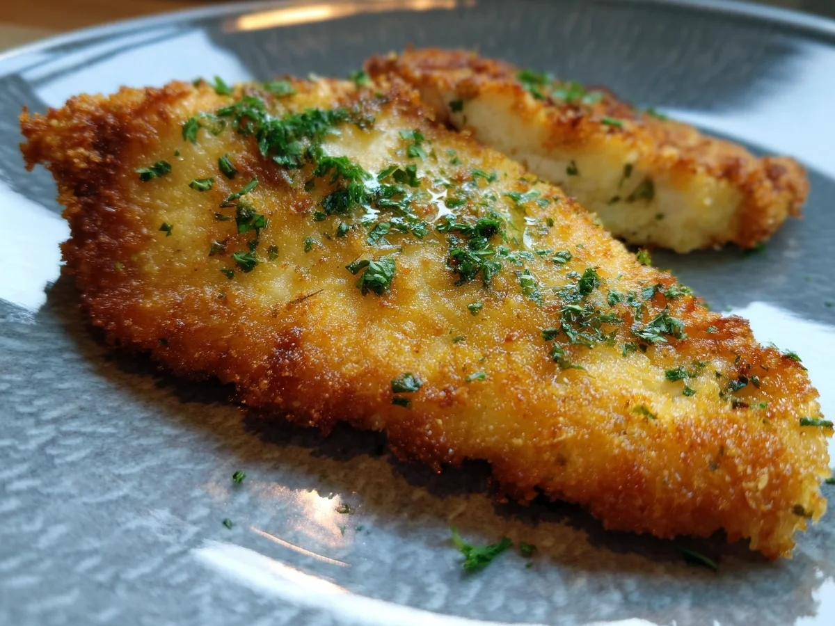 Knusprige Hähnchenfilets mit aromatischer Kräuterpanade - Bild 2