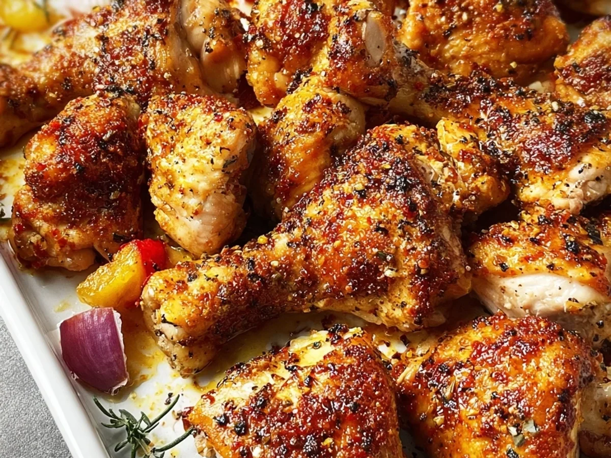 Knusprige Hähnchenschenkel aus dem Backofen - Bild 2