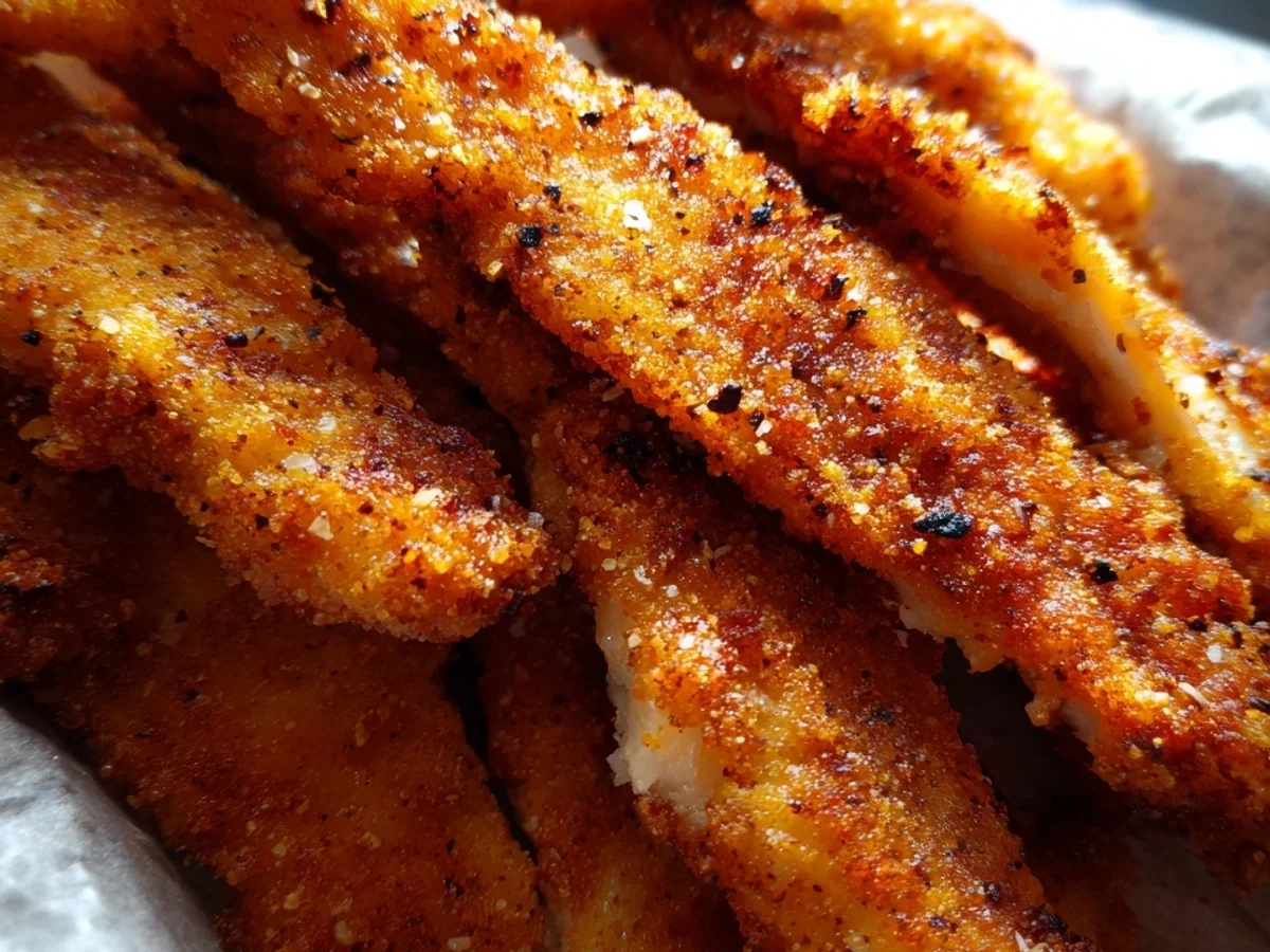 Knusprige Hähnchenstreifen aus dem Ofen: Einfach & Lecker - Bild 1