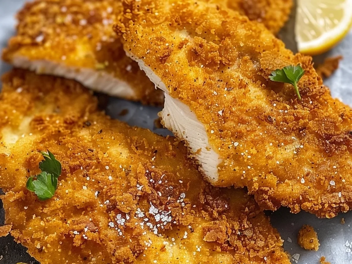 Knuspriges Hähnchenschnitzel aus dem Backofen ganz einfach! - Bild 2