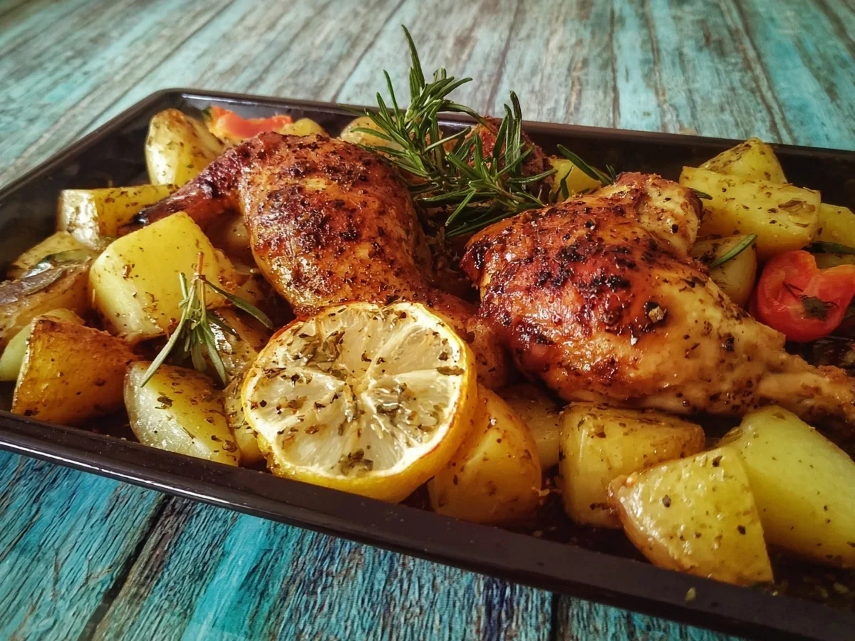 Knuspriges Zitronenhähnchen vom Blech: Einfach & schnell - Bild 1
