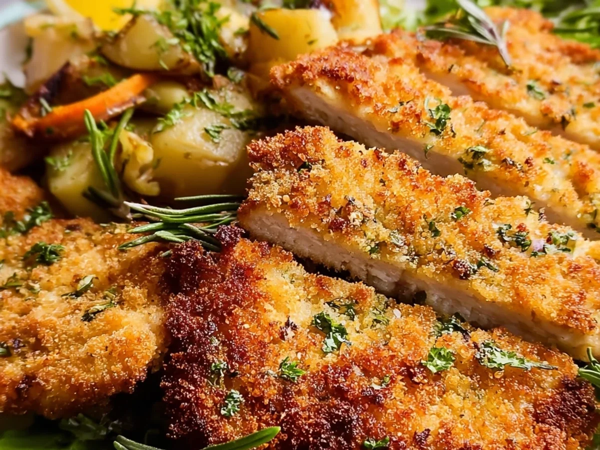 Kräuterpanierte Hähnchen-Schnitzelstreifen - Bild 1