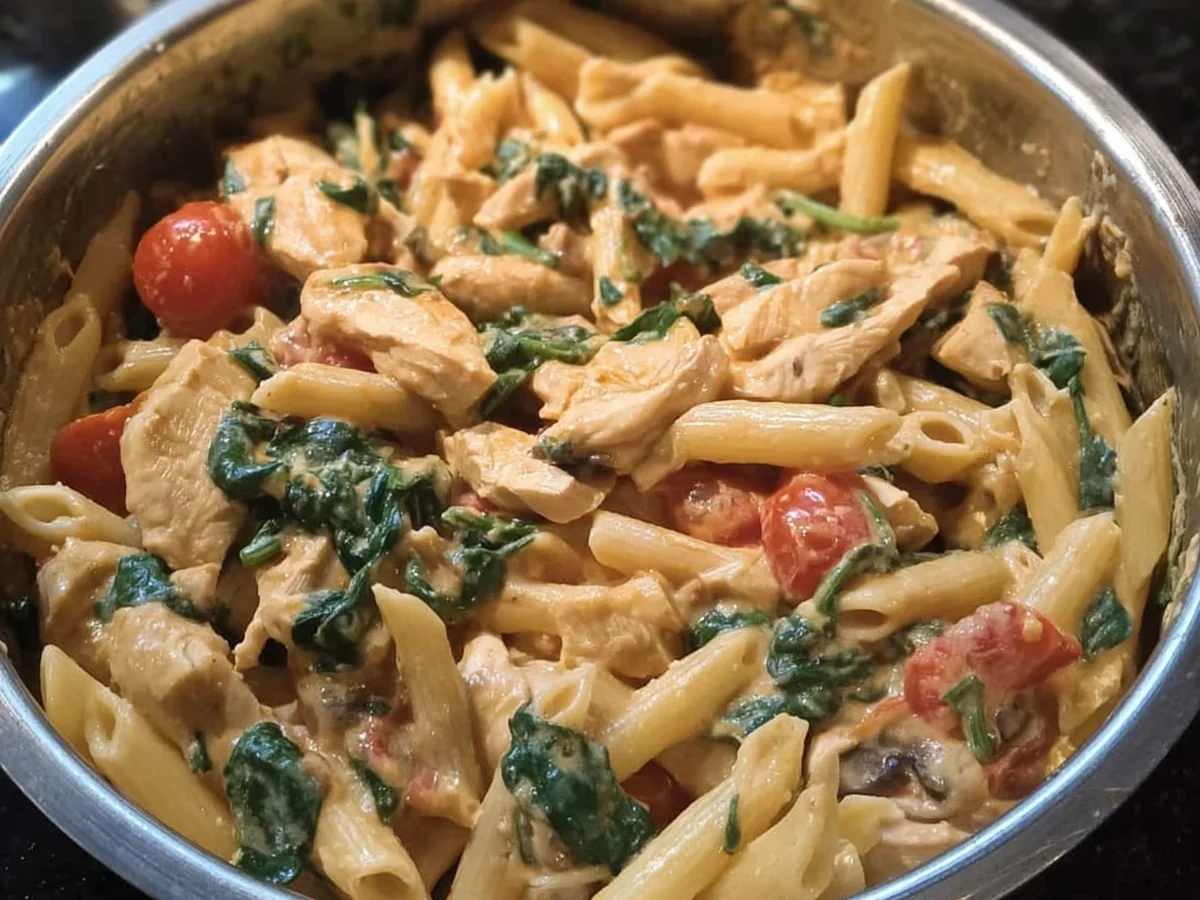 One Pot Huhn Pasta: Schnelles Familienrezept - Bild 1