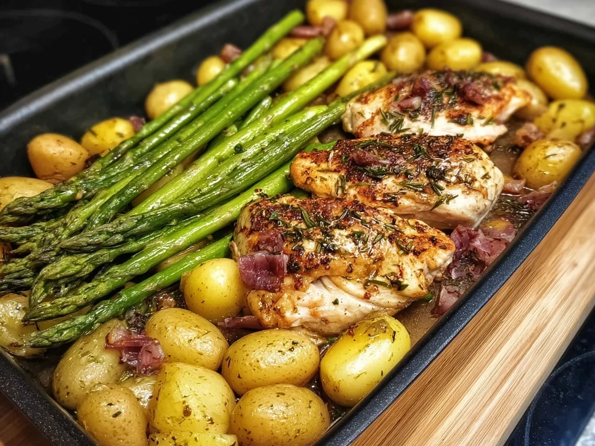 Saftige Hähnchenbrust mit Spargel und Kartoffeln - Bild 2