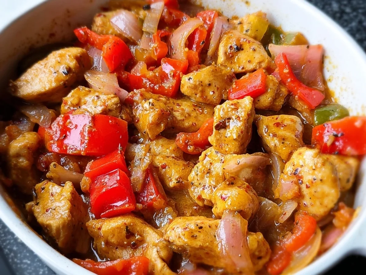 Schnelle Hähnchen-Paprika-Pfanne: Gesund in 20 Min. - Bild 2