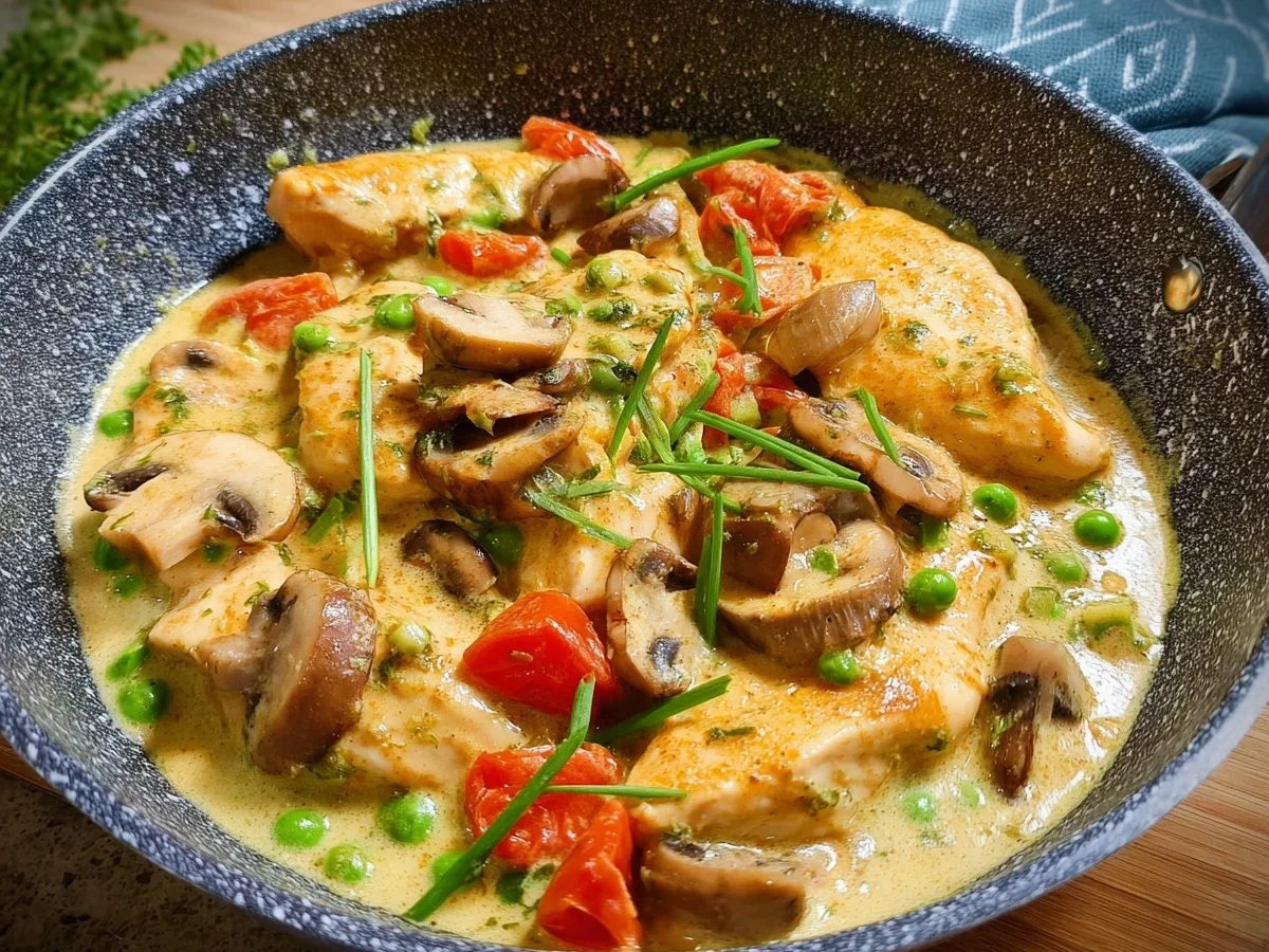 Schnelle Hähnchenpfanne mit Senfsauce: Einfach & Lecker - Bild 1