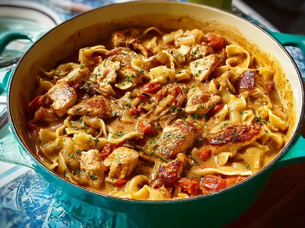 Schnelle One-Pot-Pasta mit Hähnchen: Einfach & lecker - Bild 1