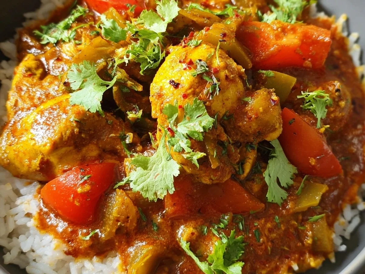 Schnelles Indisches Hähnchen Curry Rezept - Bild 1