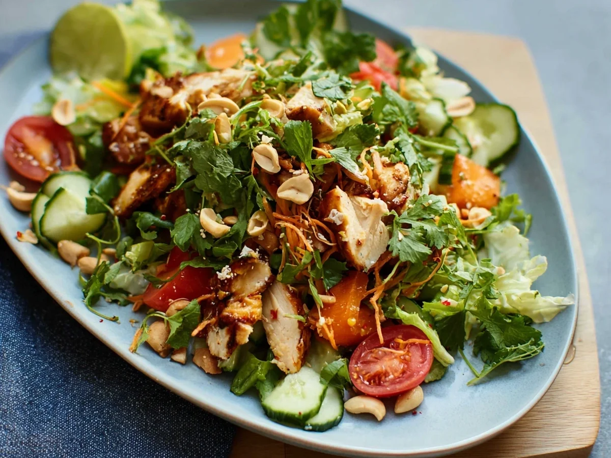Thai-Salat mit Hähnchenbrust: Frisch & leicht - Bild 1