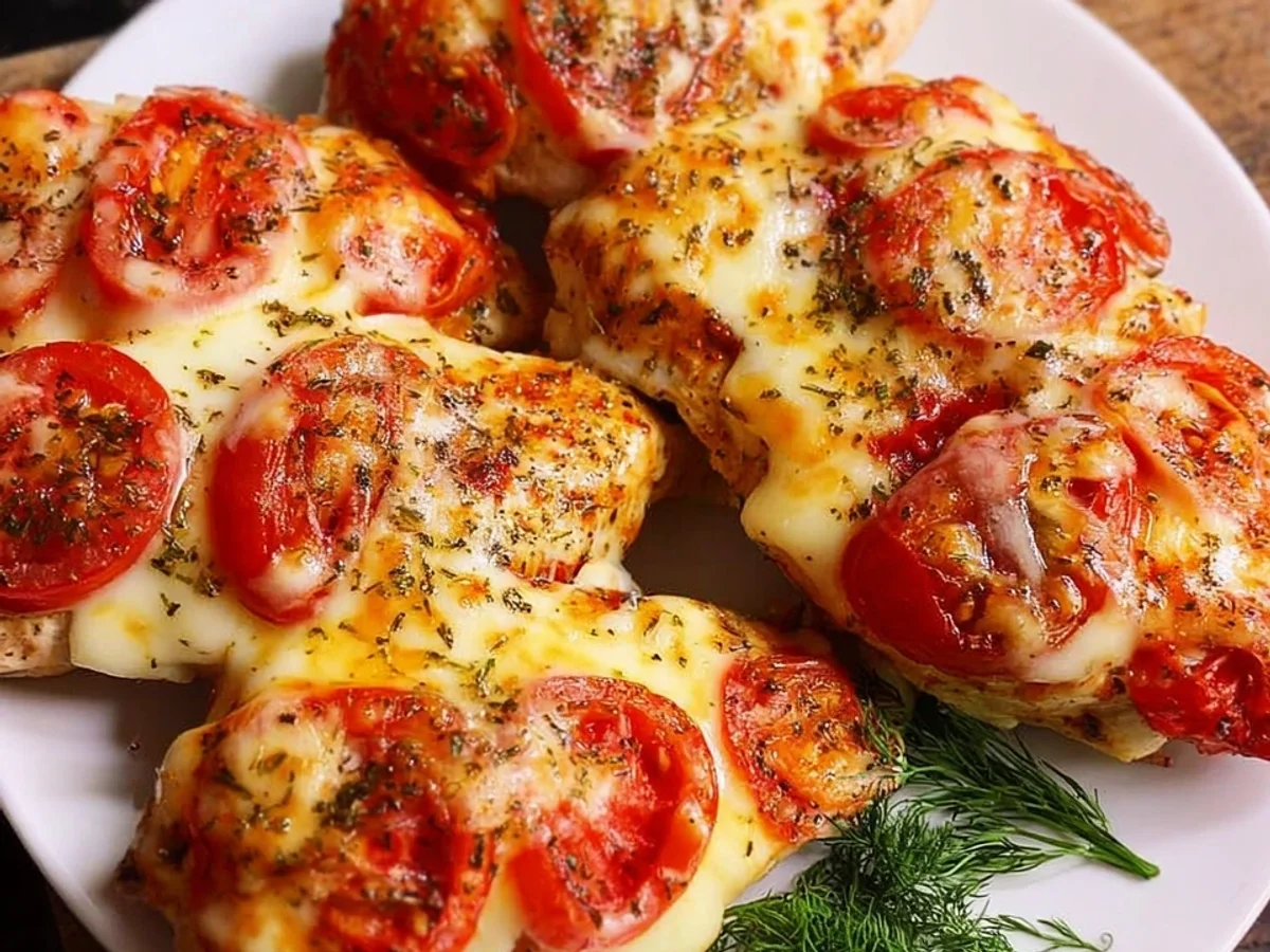 Tomate Mozzarella Hähnchen aus dem Ofen: Schnell & gesund - Bild 1