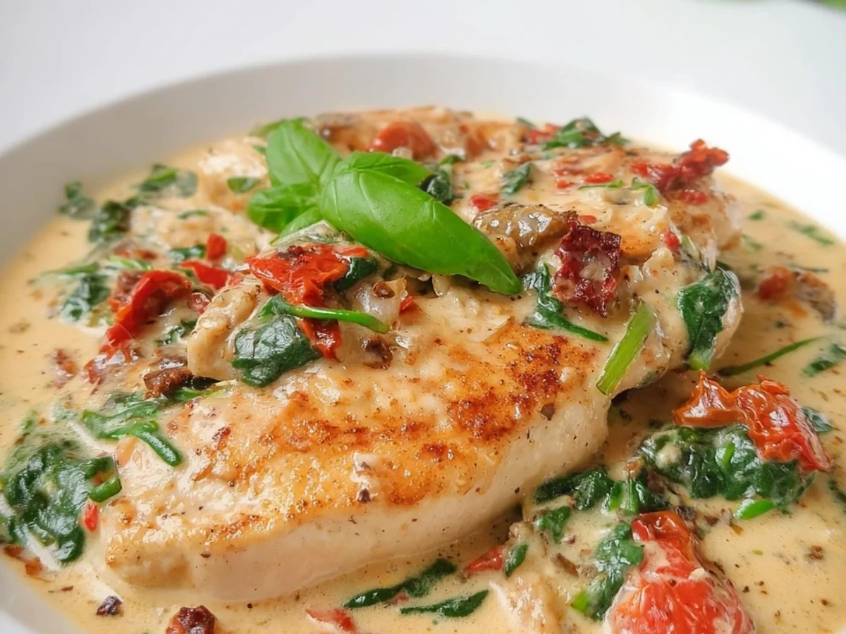 Toskanische Hähnchenpfanne: Cremig, Low Carb & Herzhaft - Bild 2