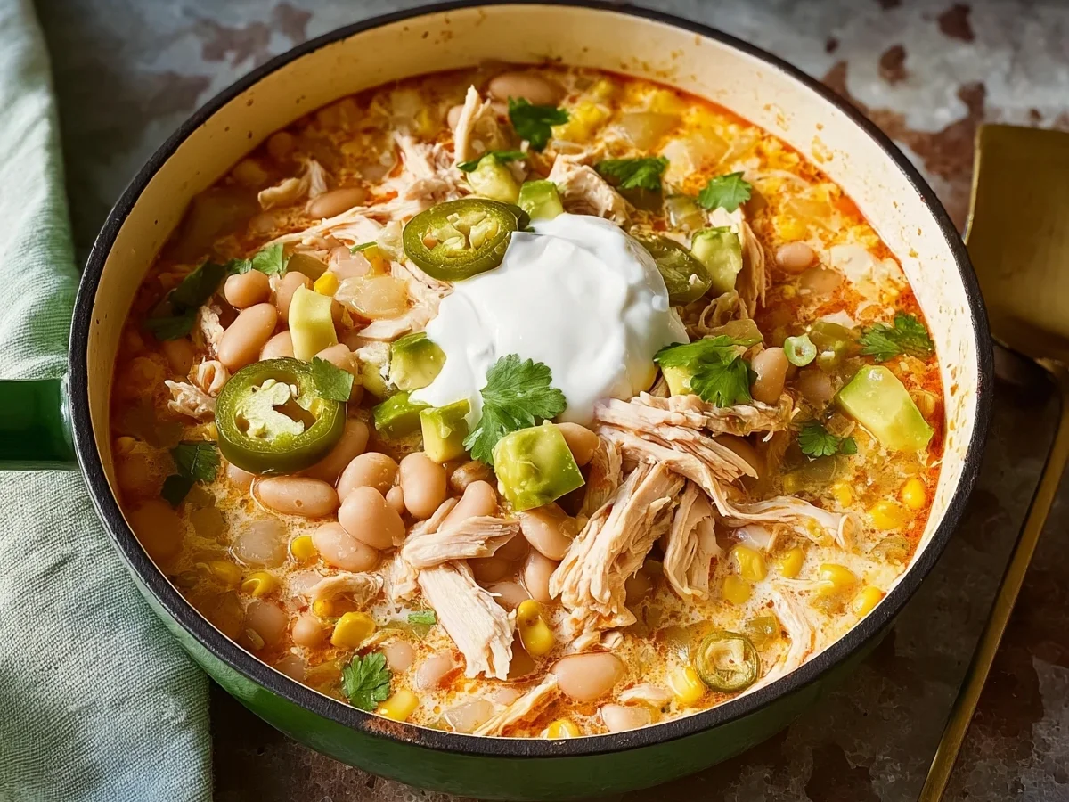 Weißes Chili mit Grillhähnchen: Cremig & würzig - Bild 1
