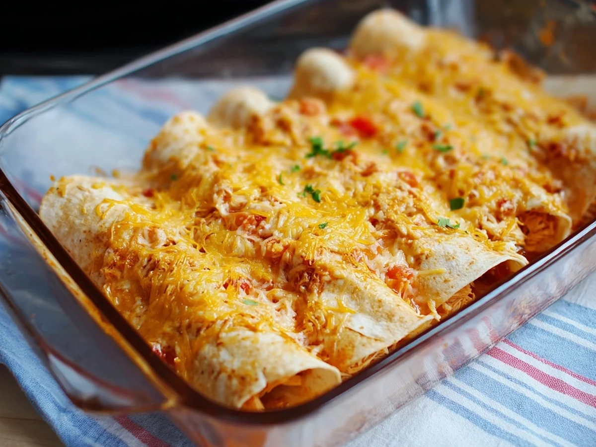 Authentische Hähnchen-Enchiladas - Beitragsbild