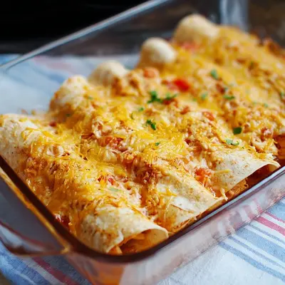 Authentische Hähnchen-Enchiladas