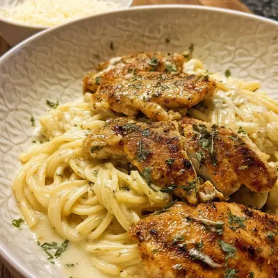 Cremige Chicken Alfredo Pasta: Schnell & Einfach