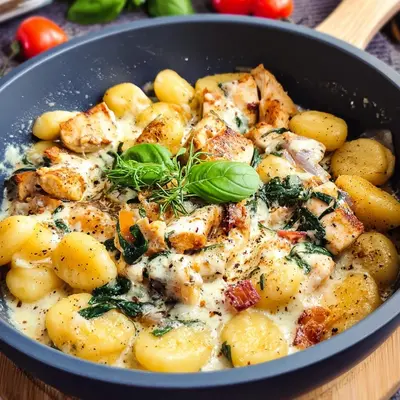 Cremige Gnocchi-Hähnchen-Pfanne: Dein Feierabend-Glück