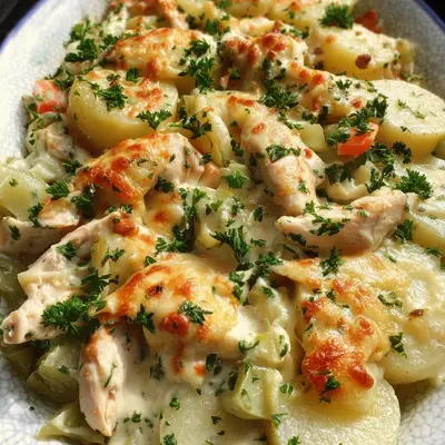 Cremiger Kohlrabi-Auflauf mit Hähnchenbrust Mein Seelenessen