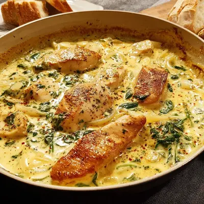 Cremiges Philadelphia Hähnchen: Einfaches Ofengericht