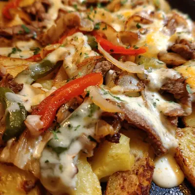 Griechischer Gyros Auflauf mit cremiger Sahnesoße