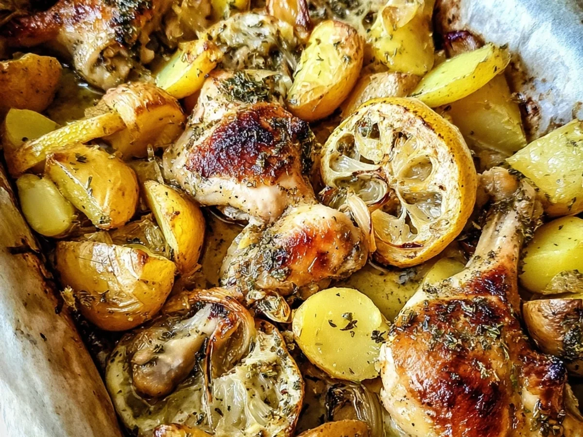 Griechisches Hähnchen mit Kartoffeln: Familienliebling - Beitragsbild