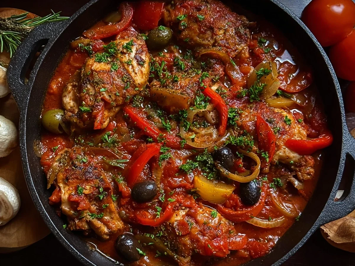 Hähnchen Cacciatora: Herzhaftes italienisches Gericht - Beitragsbild